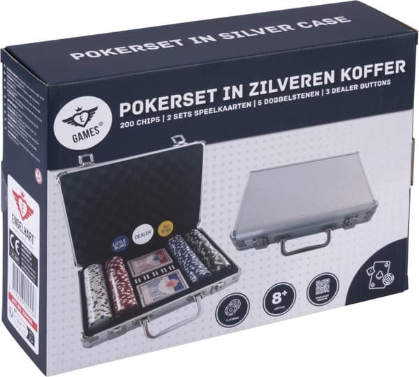 Pokersæt med 200 terninger