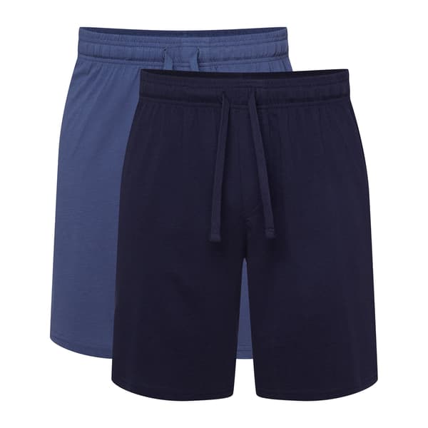 Mode Henderson Herr Pyjamasshorts 2-pack | Marinblå, Blå M