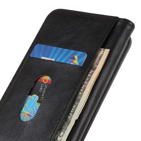 OnePlus 15 Flip-etui, Splitlæder, Sort