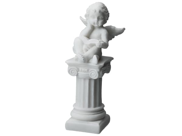 Ängel som läser en bok - grekisk alabaster