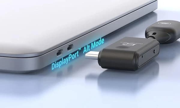 Trådløs USB-C til HDMI-sender - Full HD 1080p, 50m. Minix C1-model