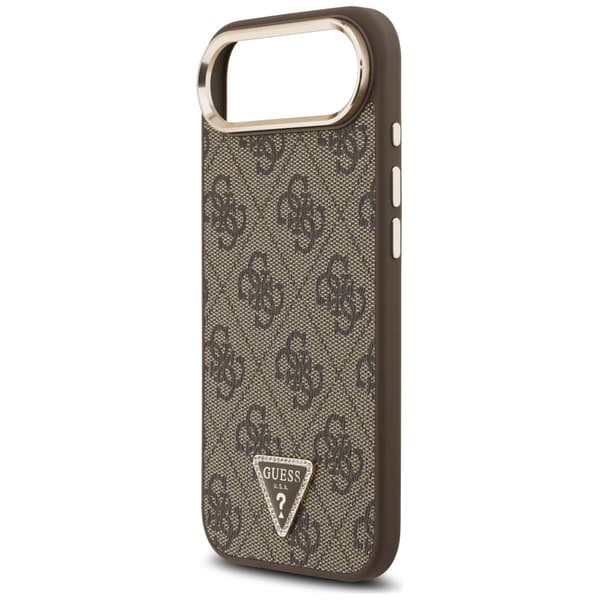 Guess 4G Triangle Logo MagSafe-etui til iPhone Air brun guld