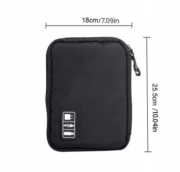 Etui Rejsetaske Organisator til opladerkabler Pose