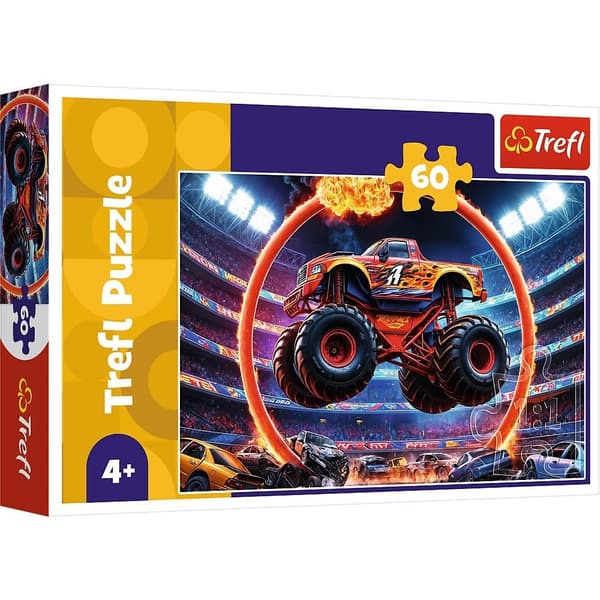 Puslespil 60 Monstertruck TREFL