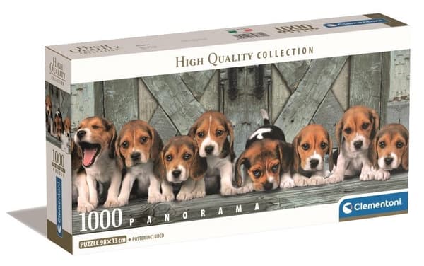 Puslespil 1000 Panorama Beagle