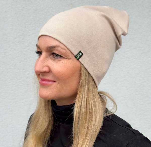 Dammössa, lång bomull, SVR sport, unisex, ecru