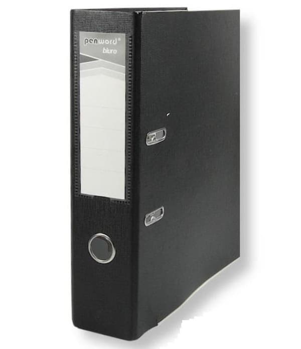 A4-bind med beslag 7,5 cm sort