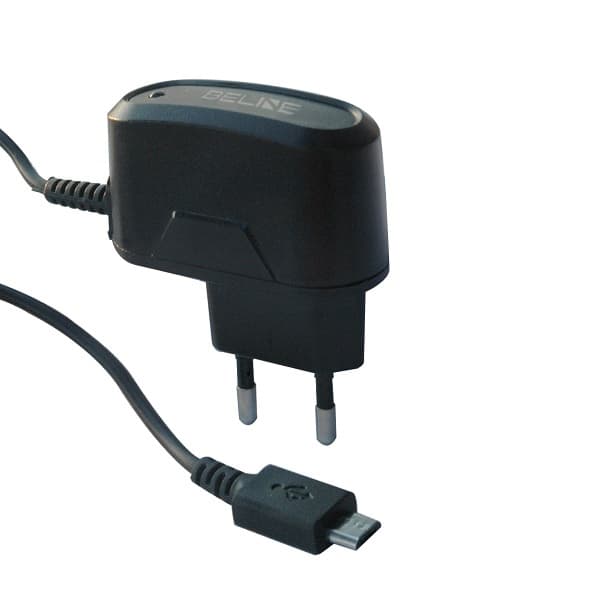 Beline microUSB 1A musta seinälaturi