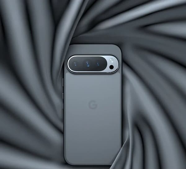 Etui til Google Pixel 9 / Google Pixel 9 Pro, Fusion Hybrid, Klar / Sort