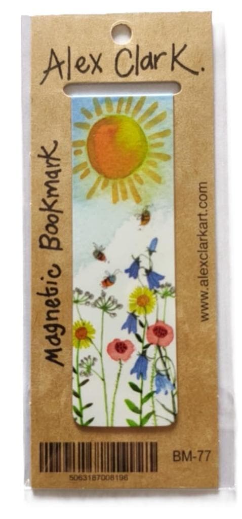 Bokmärk BM77 Sol och blommor