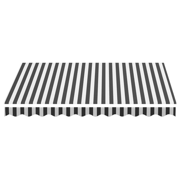 vidaXL Markistyg antracit/vit 3x2,5 m
