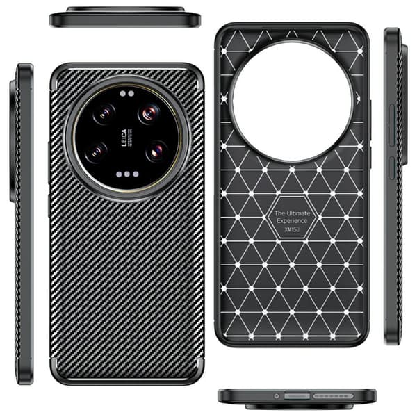 Beline Carbon Armor-etui til Xiaomi 15 Ultra, sort