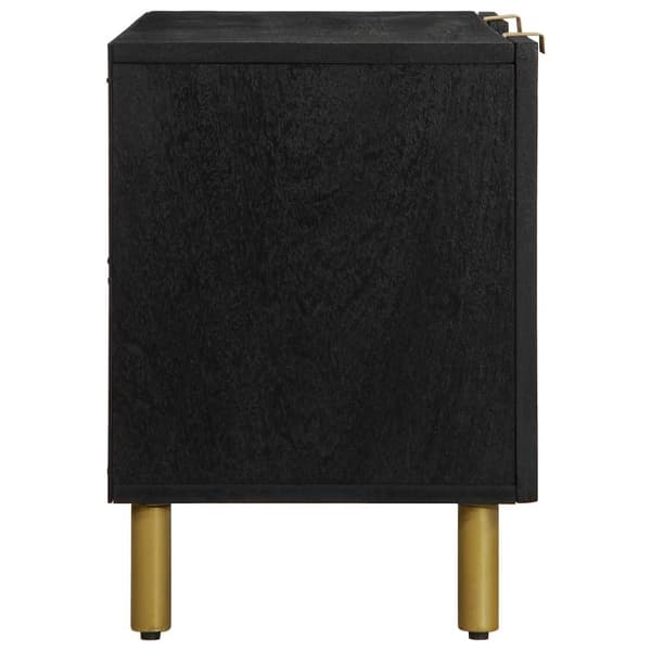vidaXL TV-bord, sort, 105x33x46 cm