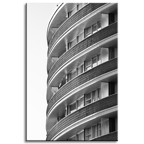 Lærredstryk Arkitektur Balkoner 60x90 cm