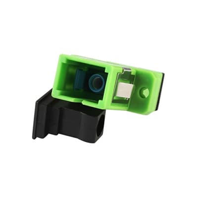 SC/APC fiberoptisk adapter grøn