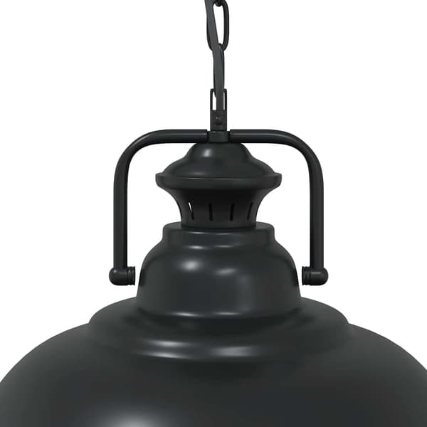 vidaXL pendellampe E27 sort Ø 31 cm jern