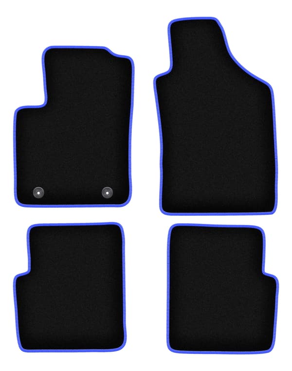 CARLUX-BLÅ bilmåtter til: Ford Ka MK2 hatchback (2008-2012)