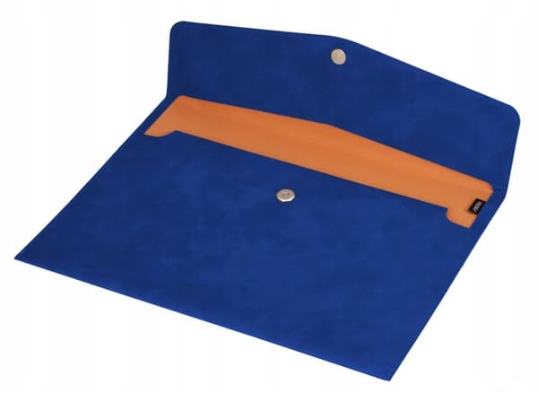 Mapp A4 505 koboltfärgat tryckknappskuvert 9495