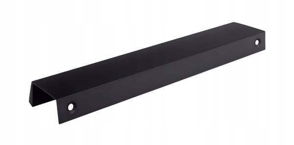 Møbelgreb kant sort MAT 34cm loft light holdbar UA09