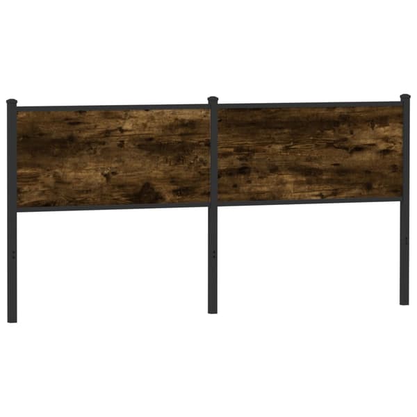 vidaXL Sänggavel i rökt ek 160 cm