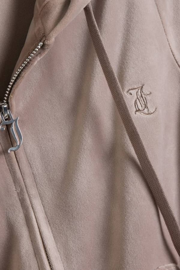 Juicy Couture Mørkebeige Robertson Hættetrøje til Dame M