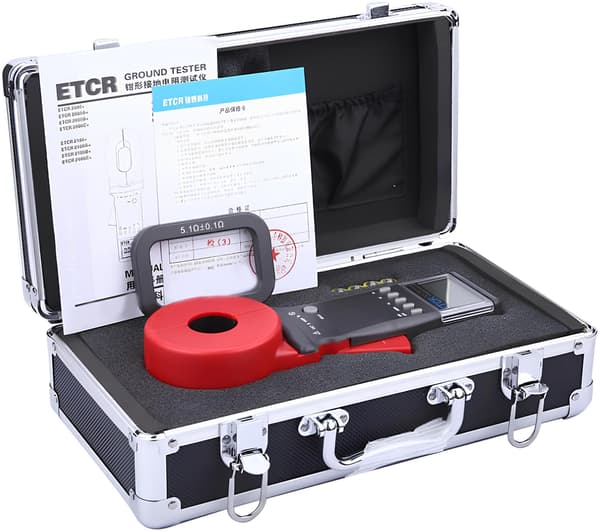 ETCR2100A+ Digital tangmeter med jordmodstandsmåling op til 200