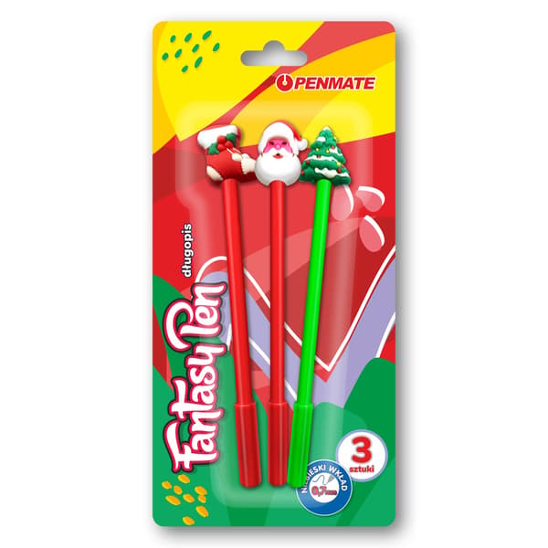 Julefin pen 3 stk.