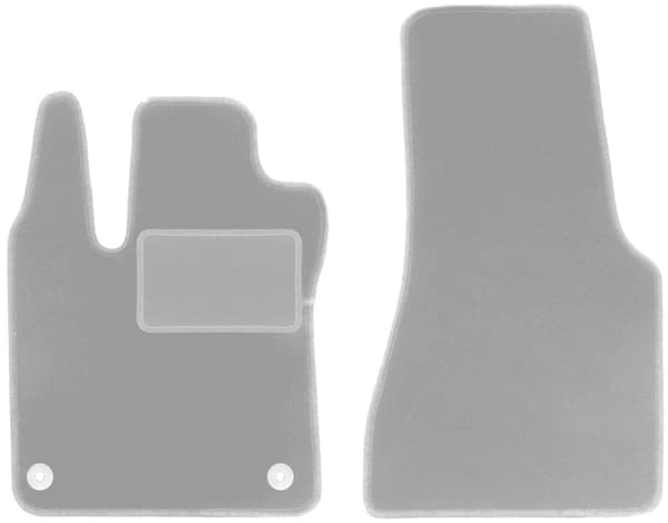 Grå bilmåtter til: Smart Fortwo III hatchback (2014-2020)