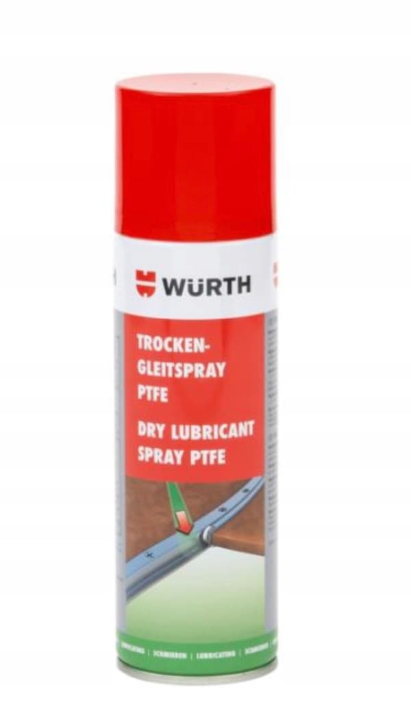 Würth PTFE Teflon Torrfettspray För Styrningar 300 ml