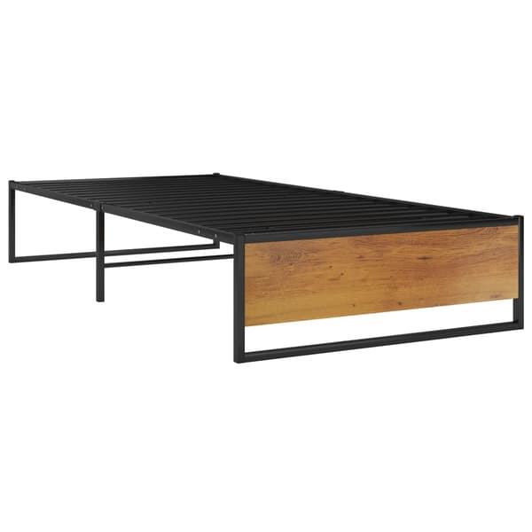 vidaXL sengestel sort metal 100 x 200 cm