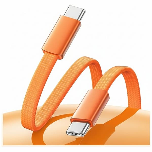 USAMS U96 60W USB-C til USB-C kabel 1,2m orange