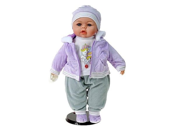 Babydocka sjunger och talar polska 45 cm