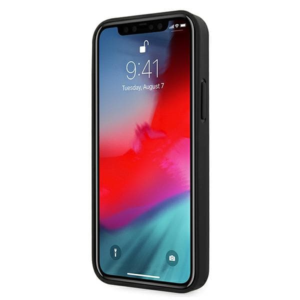 Ferrari Off Track Quiltet Etui til iPhone 12 Pro Max, Sort