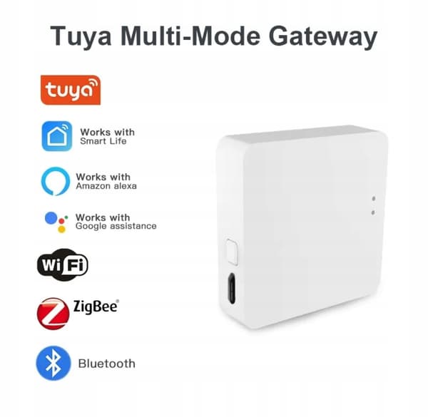 Tuya ZigBee 3.0 Smart Multi-Gateway Hub Multiläge: Bluetooth+ZigBee