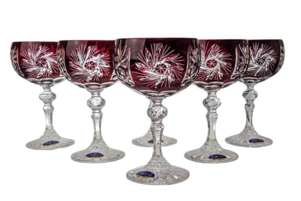Ruby Crystal Champagneglas 150ml Olive Grinder