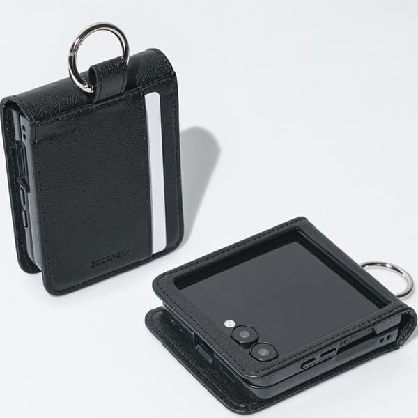 Mercury Basic Diary-skal till Samsung Galaxy Z Flip7 Svart