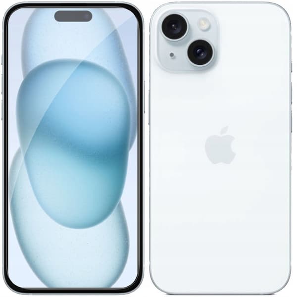 2x Härdat glas för Apple iPhone 15 Plus med helskärmstäckning, 5D-glas