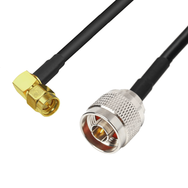 Antennikaapeli N-liitin / SMA-liitin RA RF5 10m