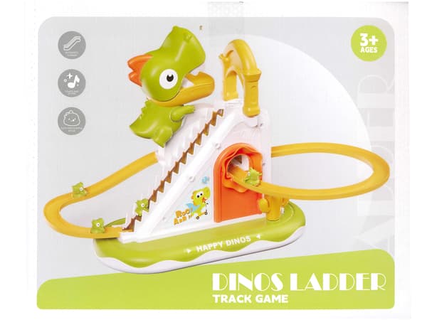 Dinosaurbane Dinosaurrutsjebane Dinosaurbiler Trapper Lys og Lyd