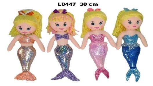 Sjöjungfrudocka 30 cm MIX