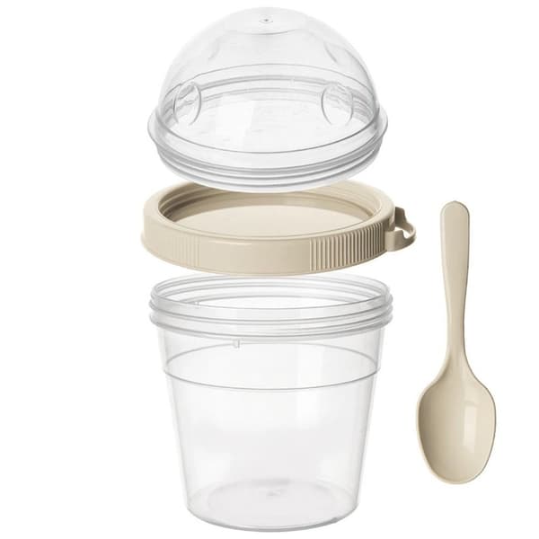 Yoghurtkopp med sked lunchlåda 400 ml 2 st