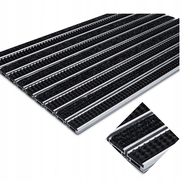 POLENTEX ALUMINIUM DÖRRMASTERBORSTE/GROSS, 60x40 cm, C17 MED RAM