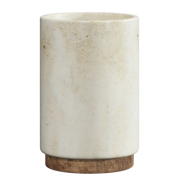 Beige Como badrumsmugg