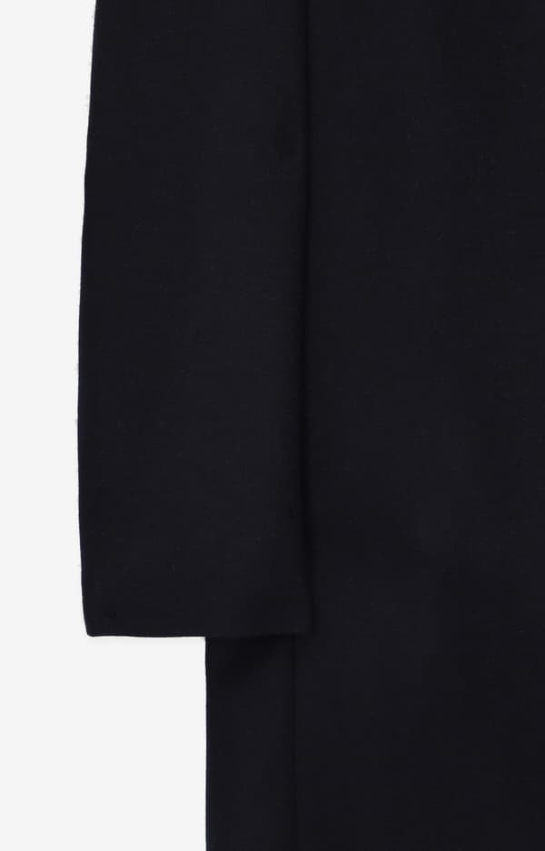 Slim fit-kappa med återvunnen ull 52