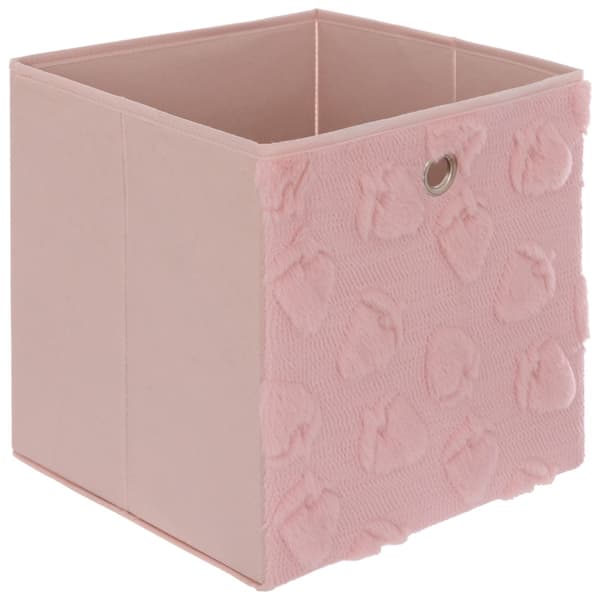 Fraiz förvaringslåda 30 x 30 cm rosa