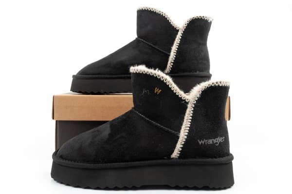 Wrangler Elsa Platform Dame Mellem Sort [20253093.25Y] Størrelse 38
