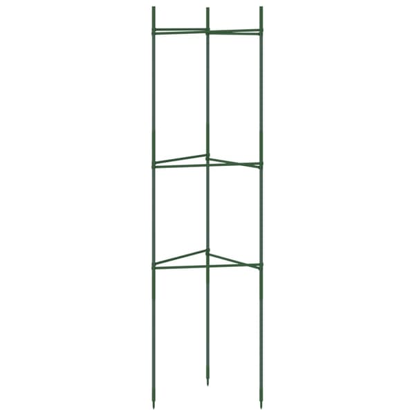 vidaXL Tomatstöd, 2 st, 116 cm, stål och PP