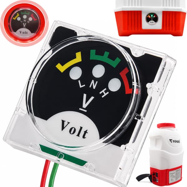 BATTERISPRUTANS VOLTMETER
