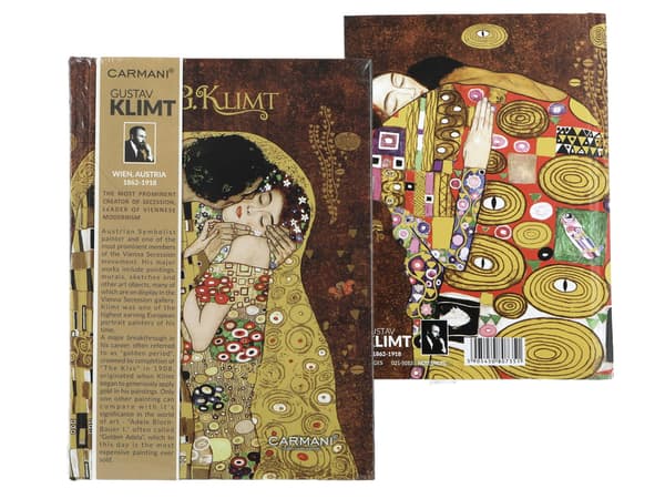 Carmani, notesbog - Gustav Klimt/Kysset