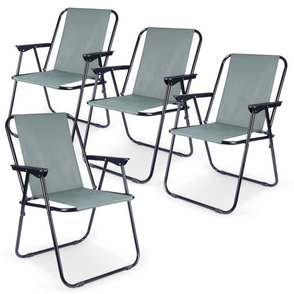 Foldbar campingstol 4 stk.